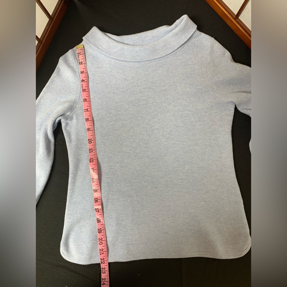 Talbots Light blue Sweater Size SP Good Condition - Picture 6 of 7